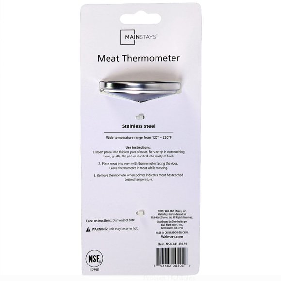 Mainstays Meat Thermometer - Picture 2 of 3